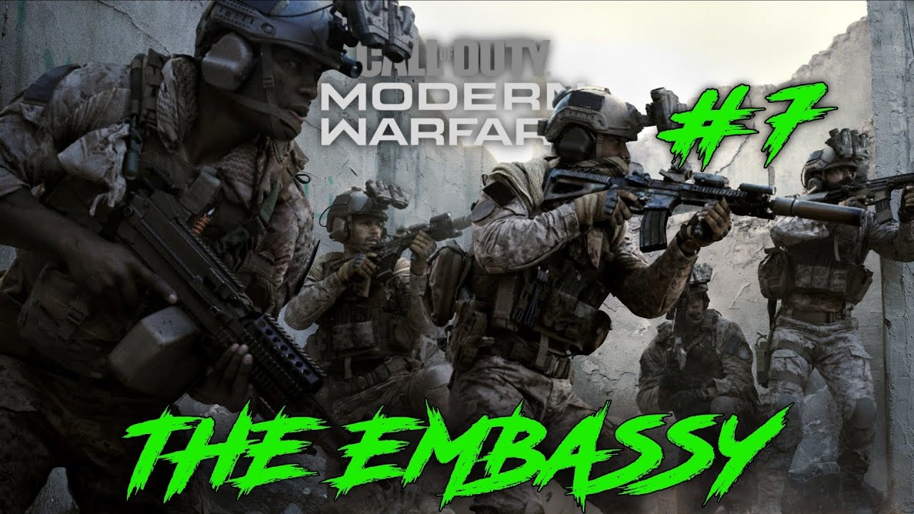 Call Of Duty Modern Warfare (COD-MW) Геймплей Часть 7 (Посольство) |Мистер Кот™|
