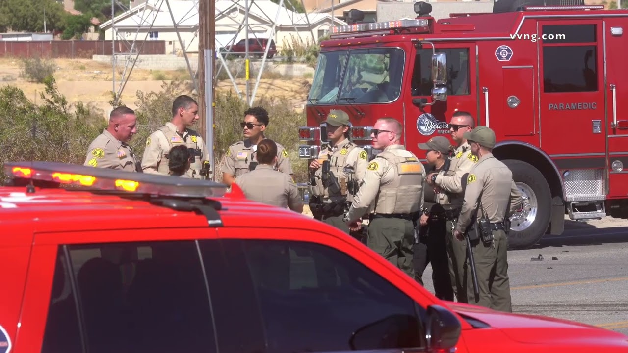 Major Crash On Village Drive In Victorville Leaves At Least One Dead, Two Toddlers Airlifted