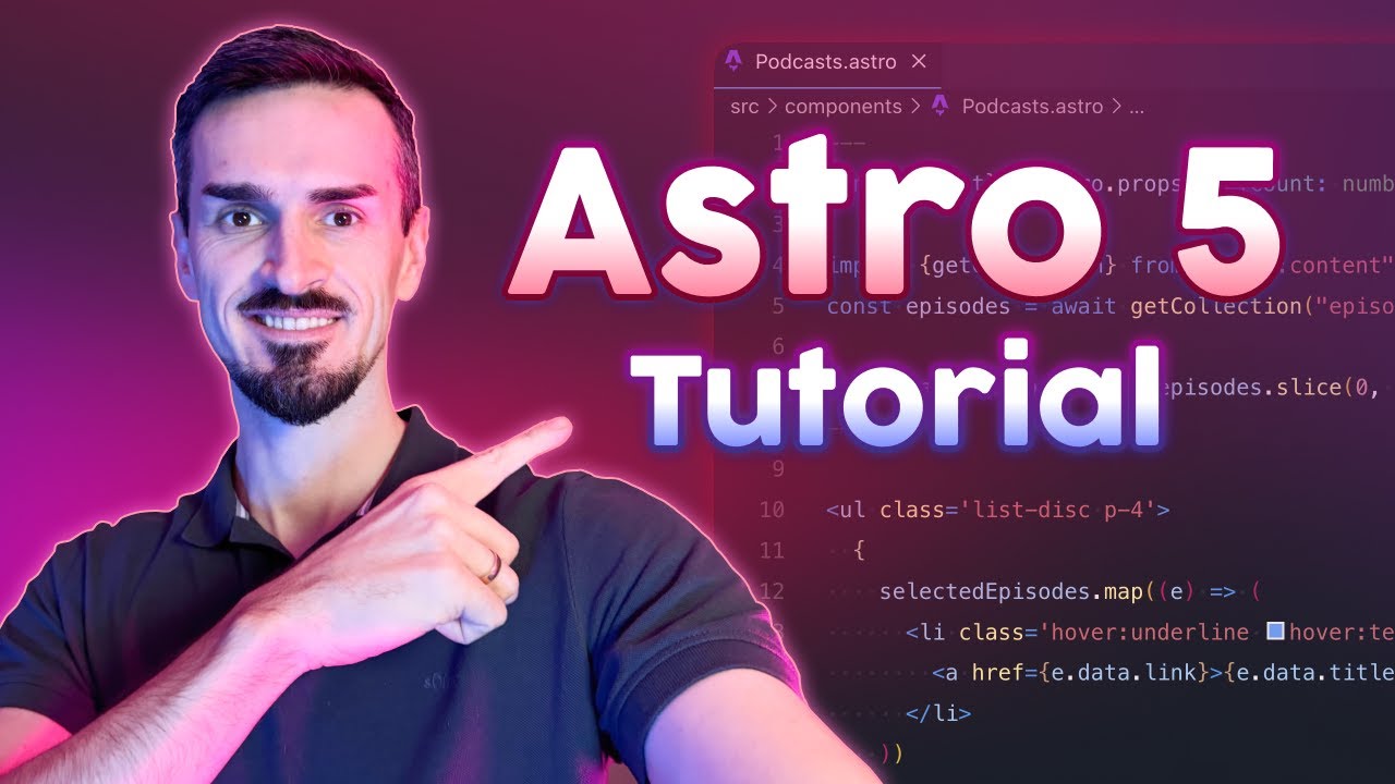 Astro 5 z Cursorem i Reactem (tutorial)! Lepszy niż Next 15? [EN SUB]