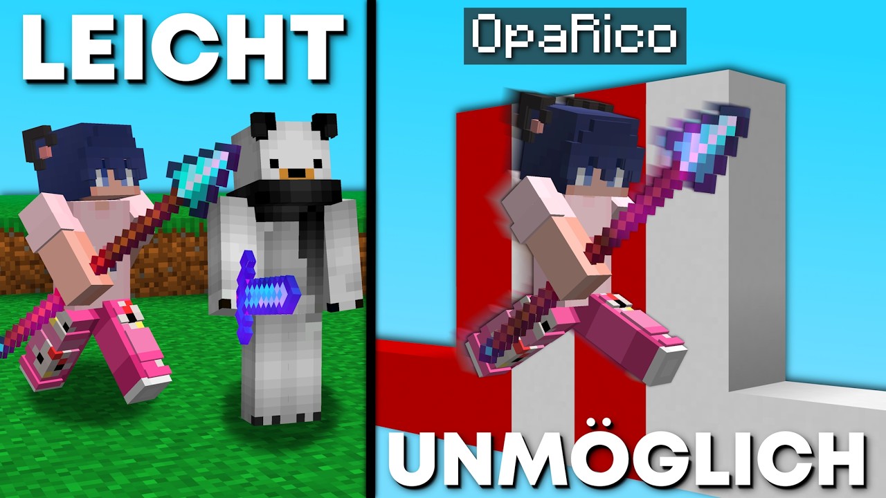 ICH LERNE 18 NEUE MINECRAFT SKILLS IN 24 STUNDEN