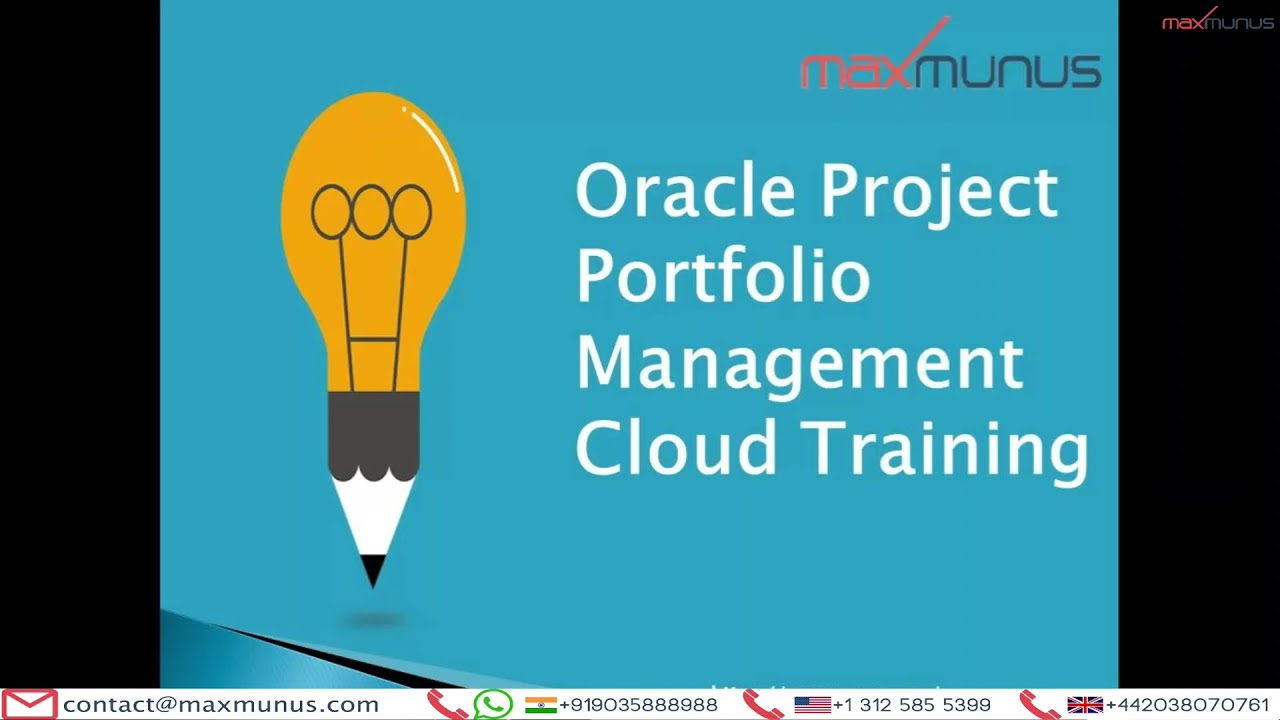 Oracle Project Portfolio Training&ndash;Online Training&ndash;(Certification Tips)&ndash; Project Portfolio Course
