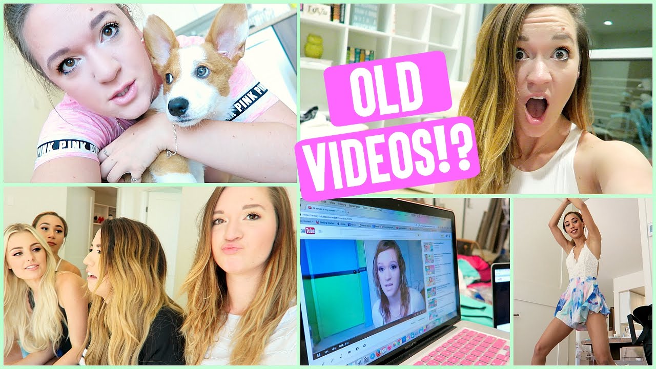 REACTING TO OLD VIDEOS!!!!