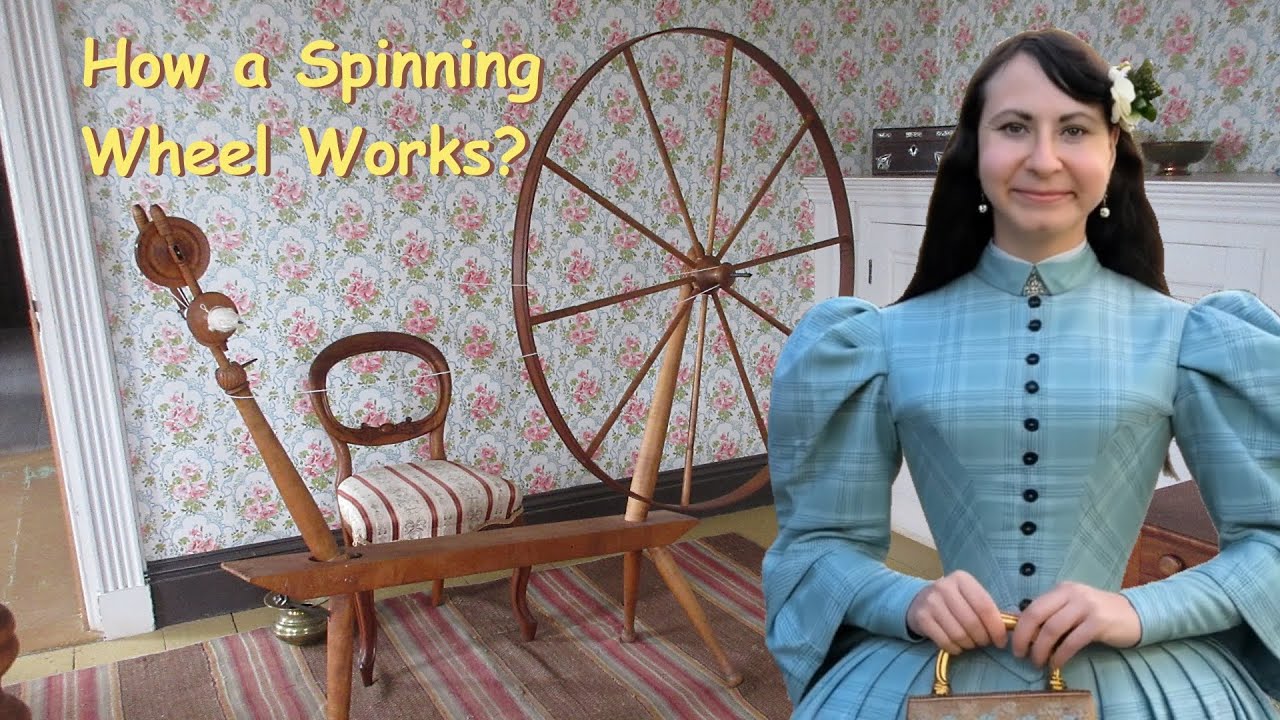 How an Antique Spinning Wheel Works - Kings Landing Historical Museum #history