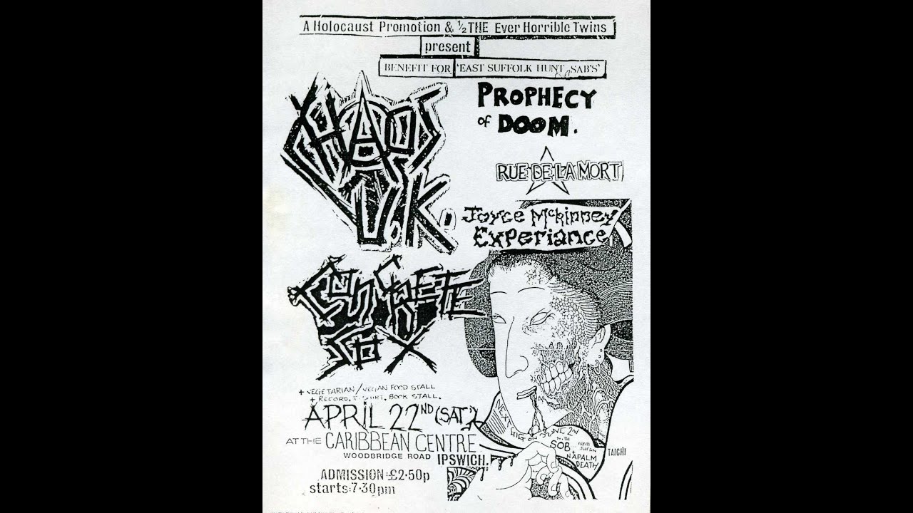 Chaos UK -  Edinburgh - 1989