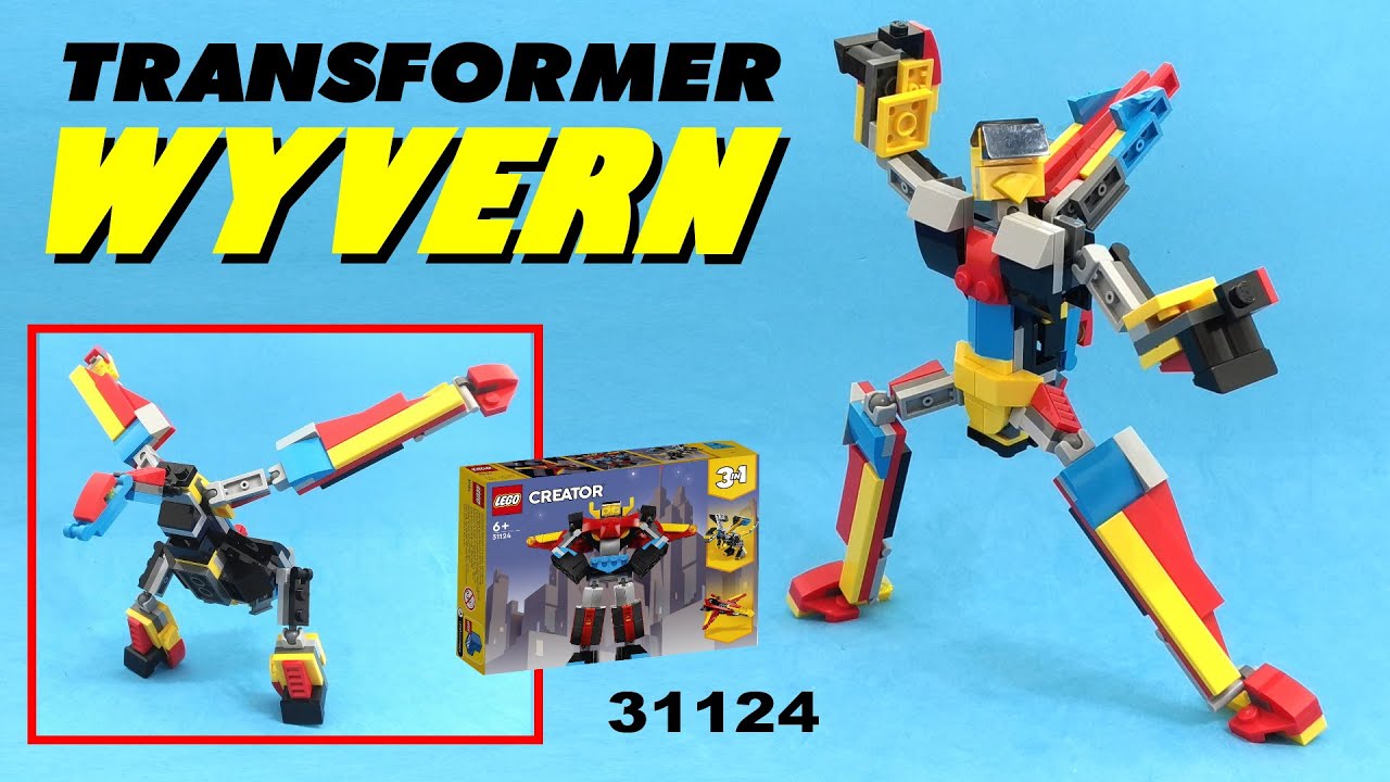 Let's build Transformer Wyvern/ Mythical creature from LEGO Creator 31124: Super robot