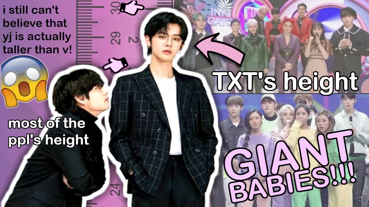 the world is too smol for giants, txt!!!! (i didn't expect them to be this tall!)