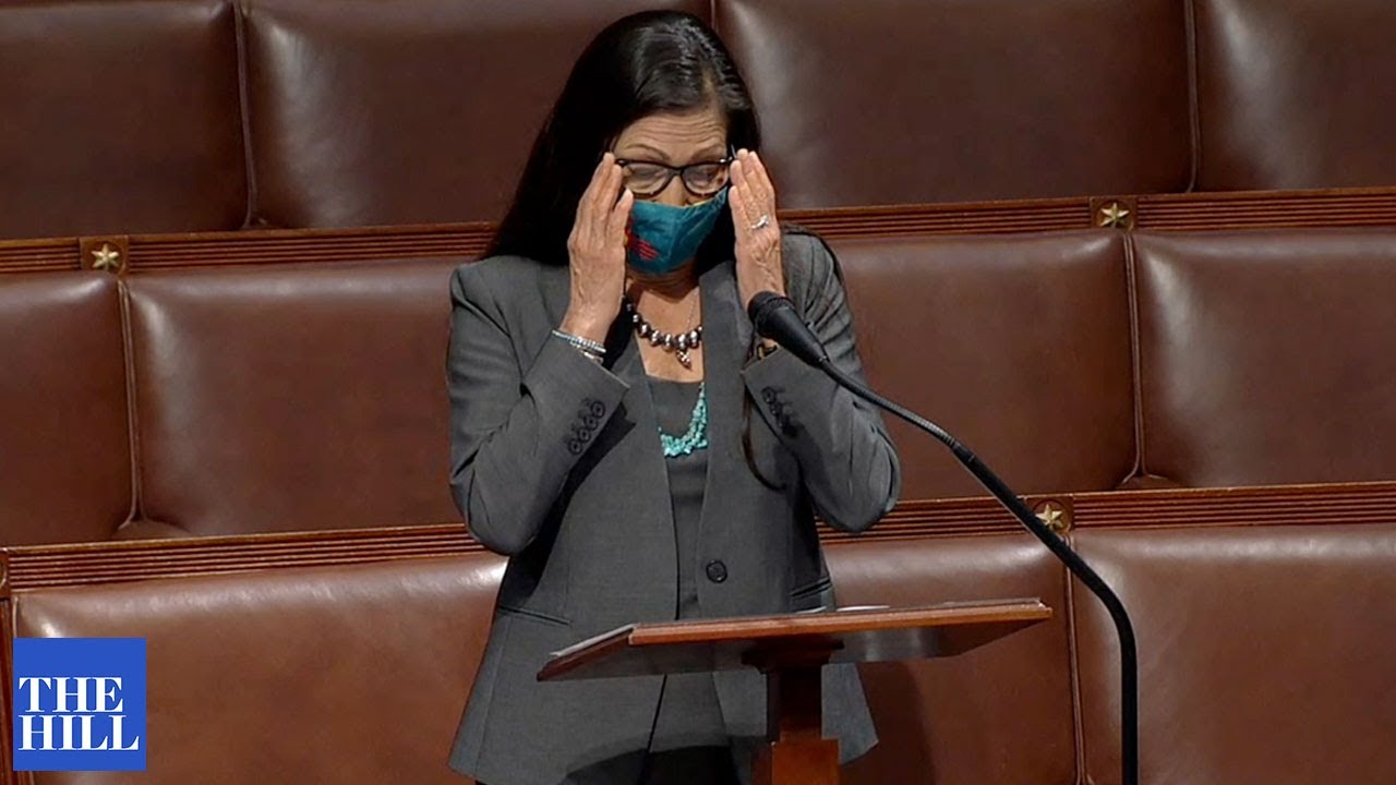 WATCH: Deb Haaland gives emotional farewell speech after historic confirmation as Interior Secretary