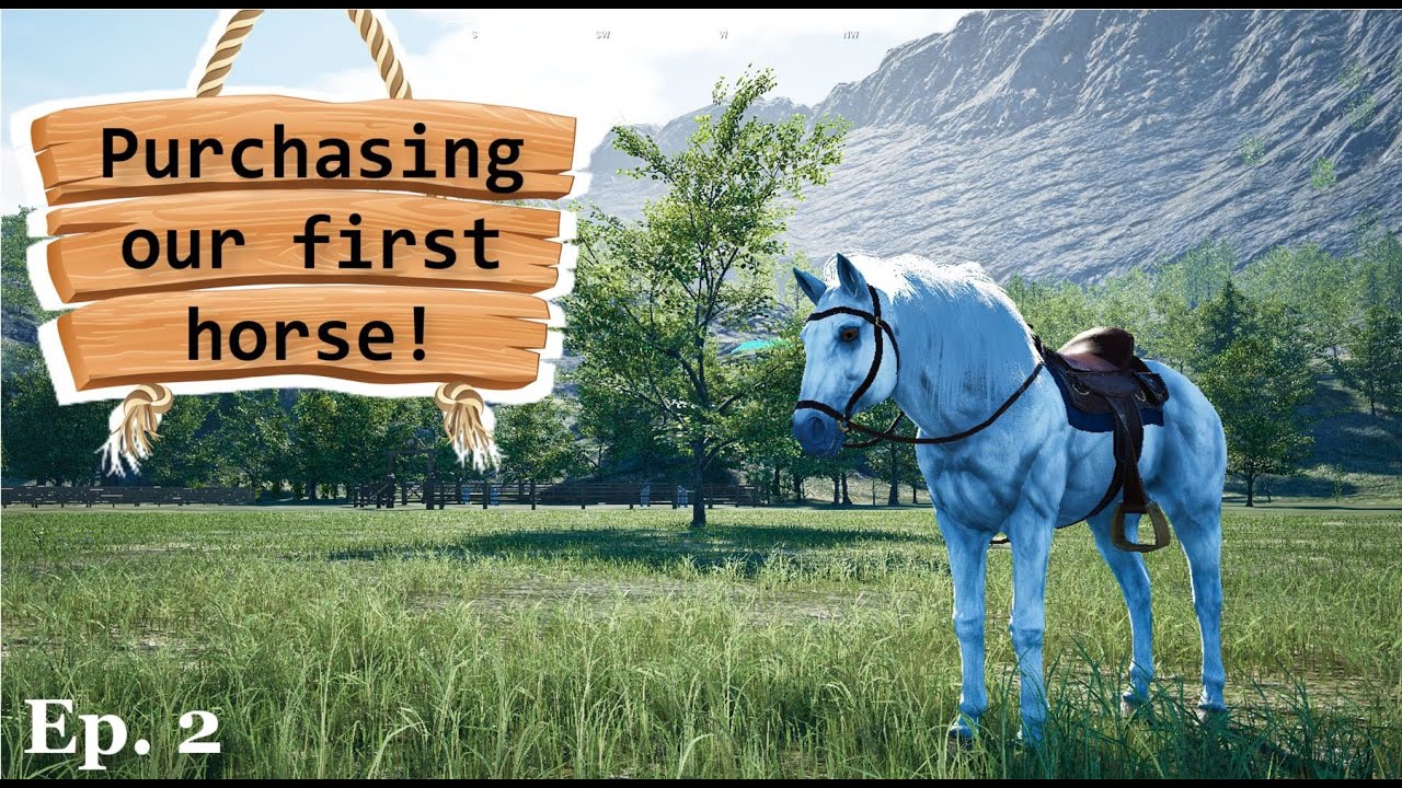 Purchasing our first horse - Ranch Simulator