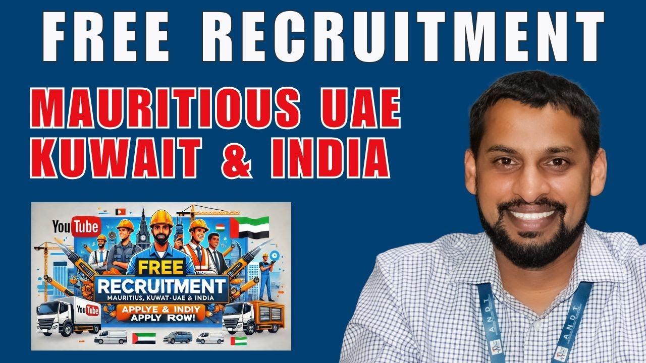 Free Recruitment Jobs in Mauritius, Kuwait, UAE & India – Client Interviews Till 6th April! #andt