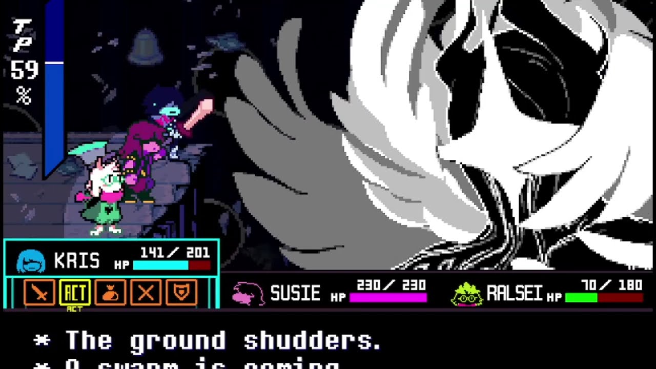 How to beat the titan in deltarune chapter 4