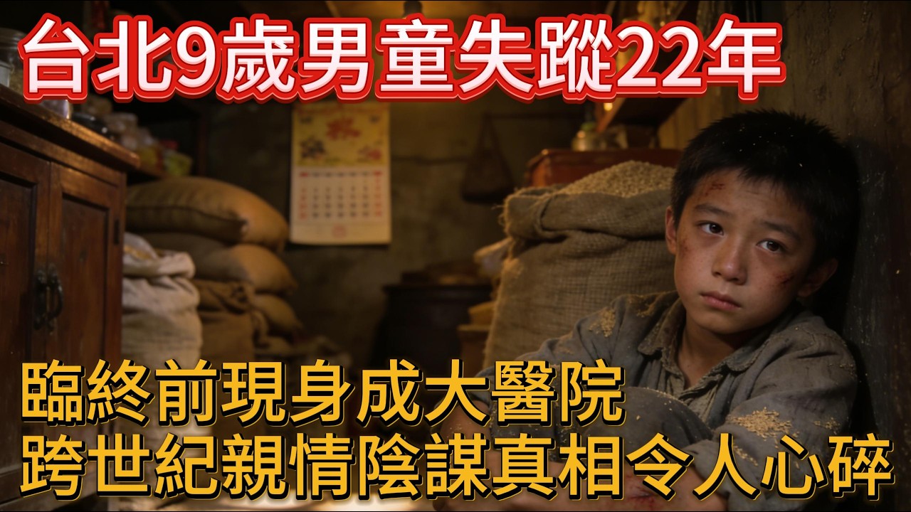台北9歲男童失蹤22年，臨終前現身成大醫院，跨世紀親情陰謀真相令人心碎#故事#親情故事#小説#現代故事