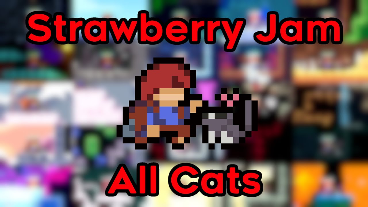 Celeste: Strawberry Jam - All Cats