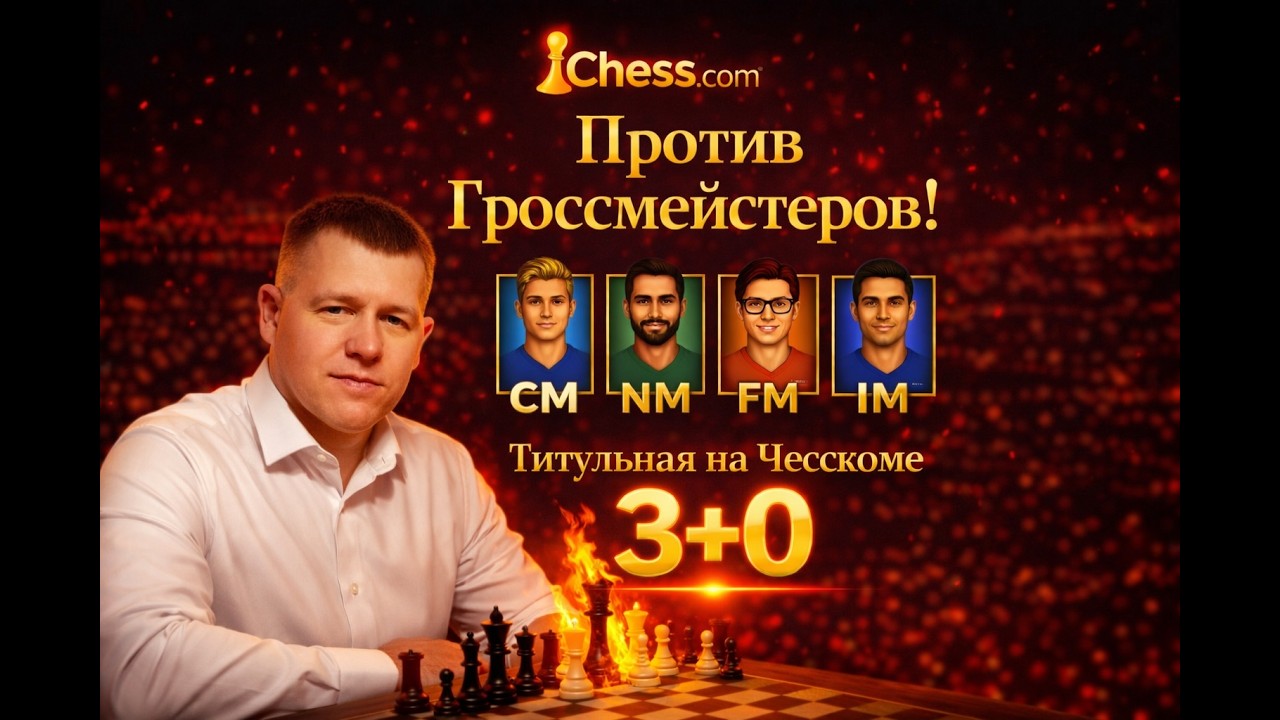 Титульный Четверг на Чесскоме 3+0 #shorts #игры #lichess #шортс #pchelkinVKChess