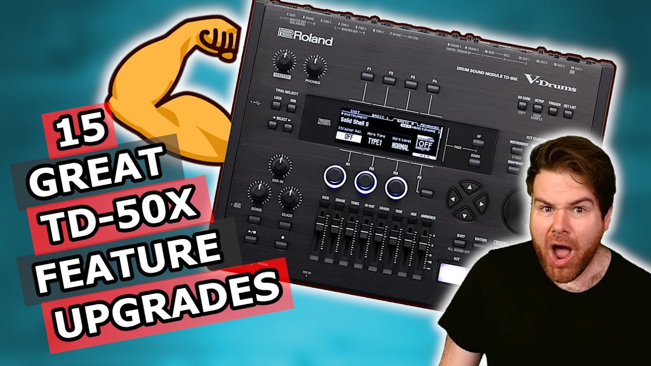 15 GREAT Feature Updates on the Roland TD-50X UPGRADE (from the Original TD-50 Module)