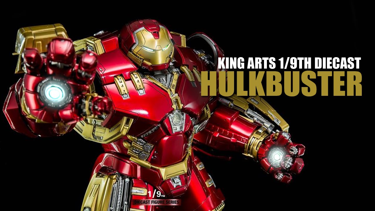 King Arts 1/9th scale Marvel Age of Ultron Diecast Hulkbuster figure review