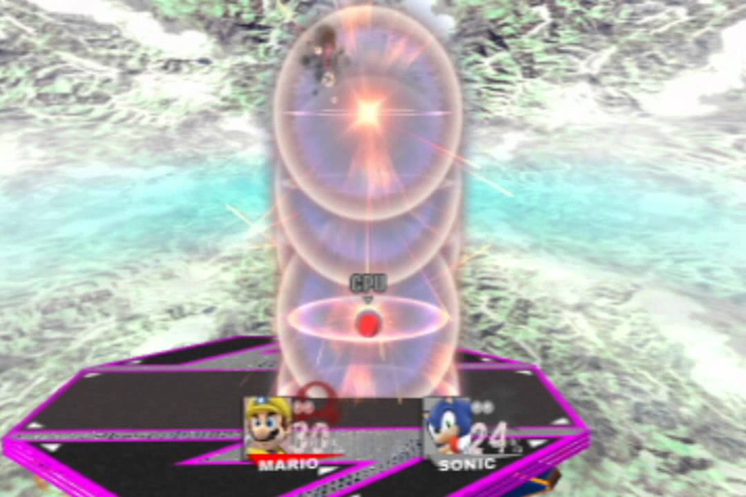 SSBB Dolphin Emulated SMBZ Mario Vs Fire Sonic