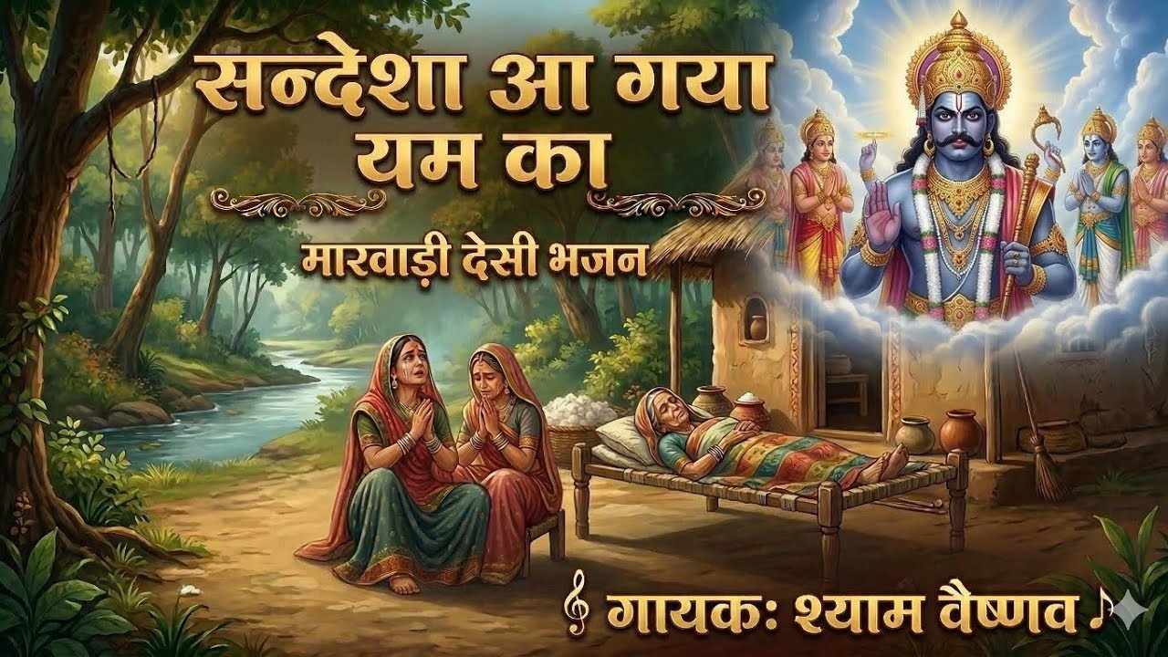 संदेशा आ गया जम का | Chetavni Bhajan | Sandesha Aa Gya Yam Ka | श्यामदास वैष्णव