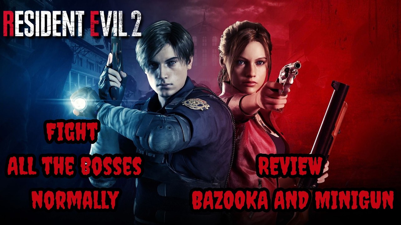 CARA MELAWAN SETIAP BOSS DI RESIDENT EVIL 2 DAN REVIEW SENJATA HADIAH HARDCORE S+