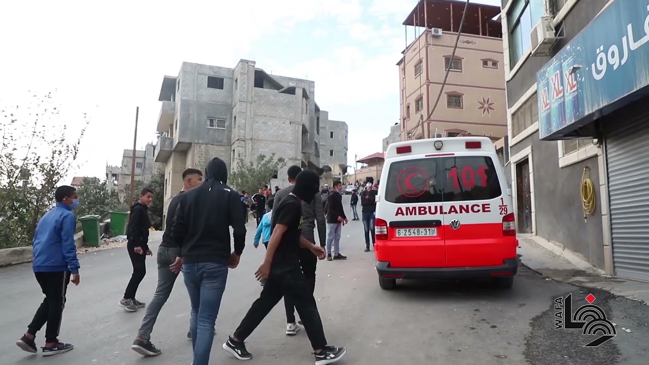 مواجهات بين طلبة المدارس وقوات الاحتلال في اللبن الشرقية جنوب نابلس