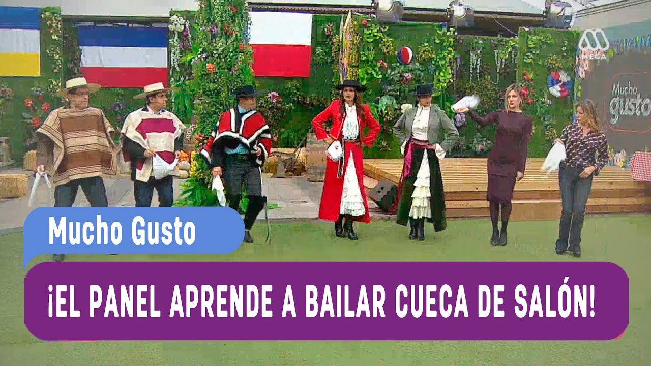 El panel aprende a bailar Cueca de Salón - Mucho Gusto 2016