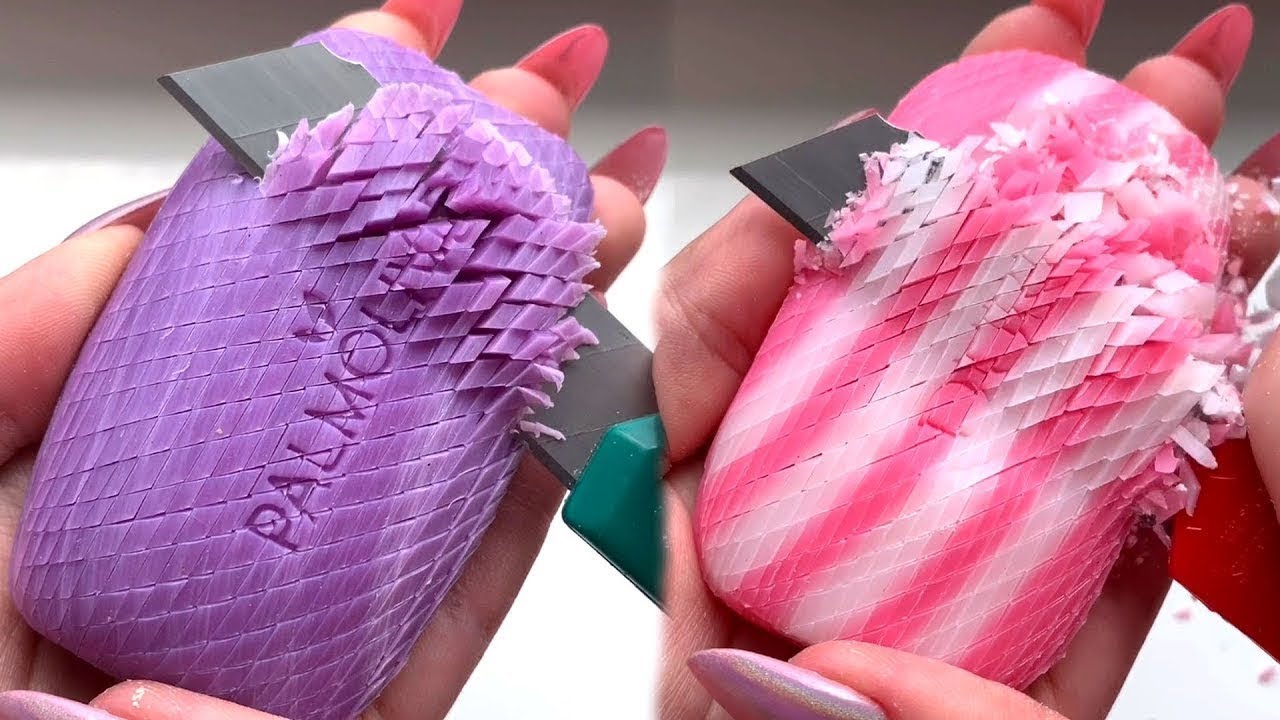 Asmr soap cutting / soap ASMR 🧼😍💙