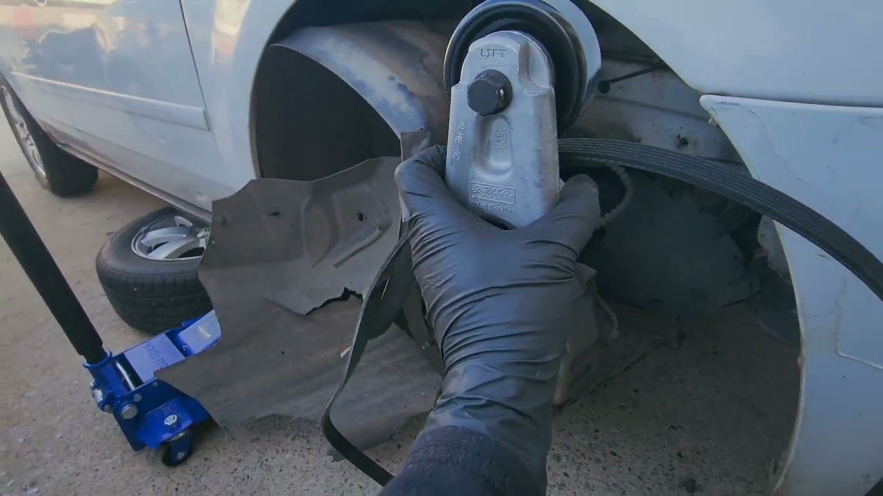 How to replace belt  and tentioner on a 2005 Mercury Montego