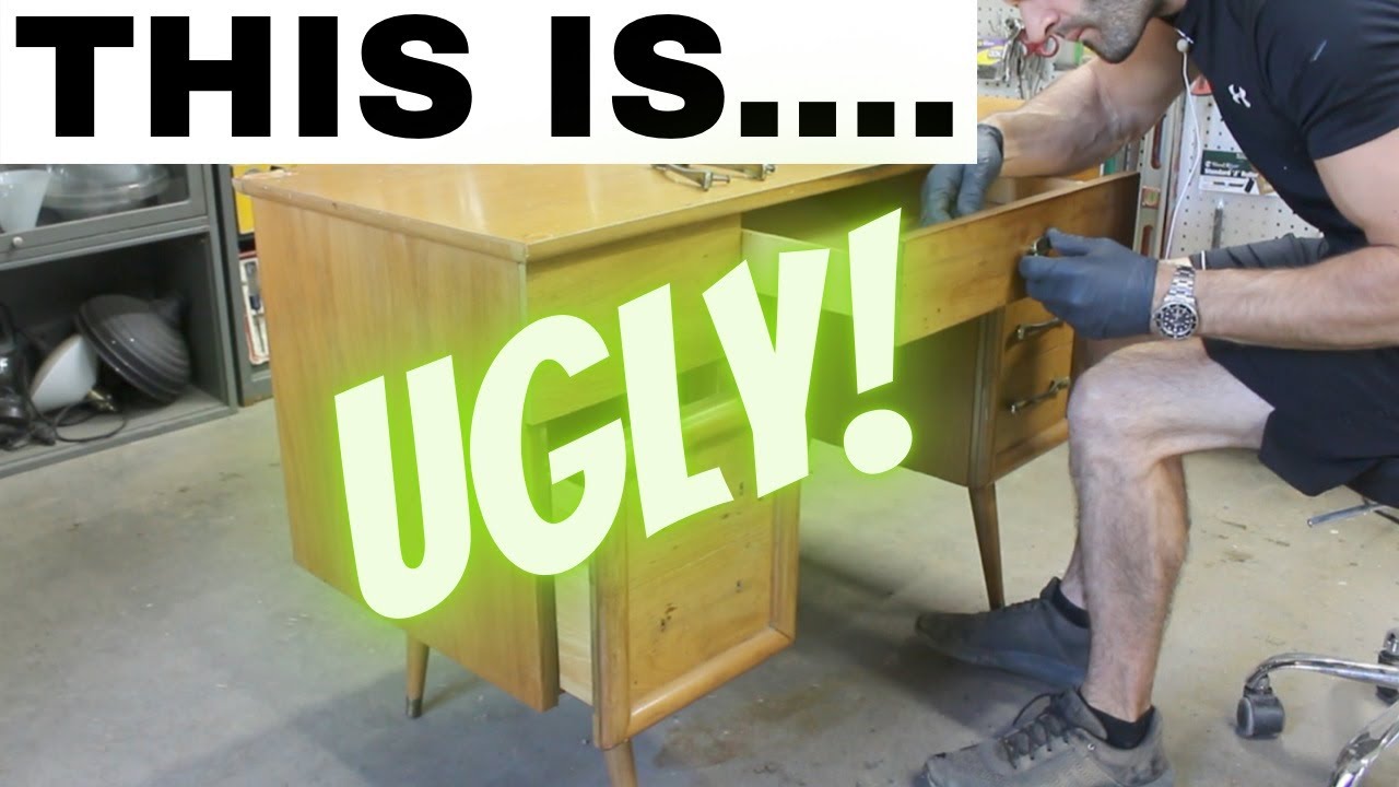 Ep. 16 Amazing RESTORATION of a Vintage Mid Century Desk