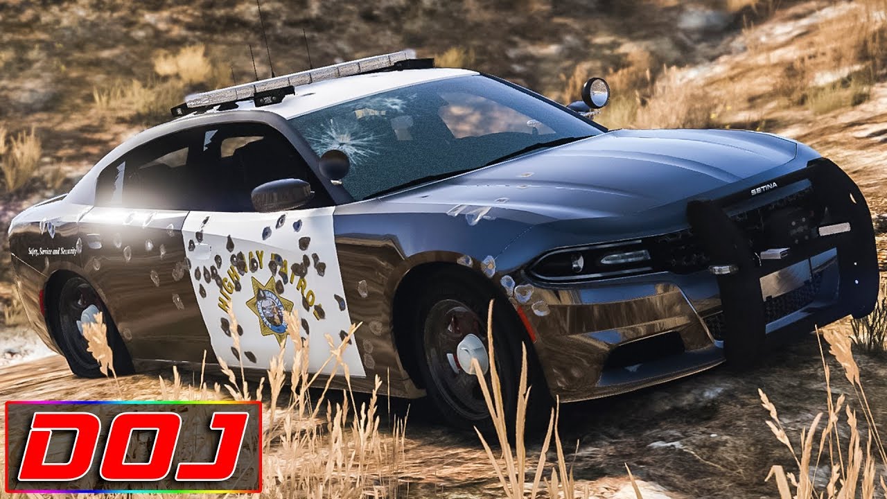 GTA 5 Roleplay - DOJ #28 - Cop Car Target Practice (Criminal)