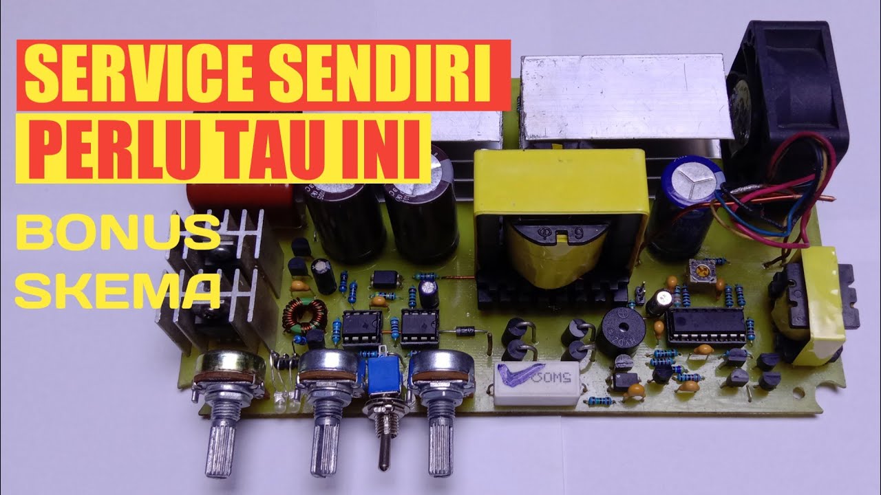 Service setrum pdc - cara perbaiki setrum ikan elektronik - setrum pdc rusak