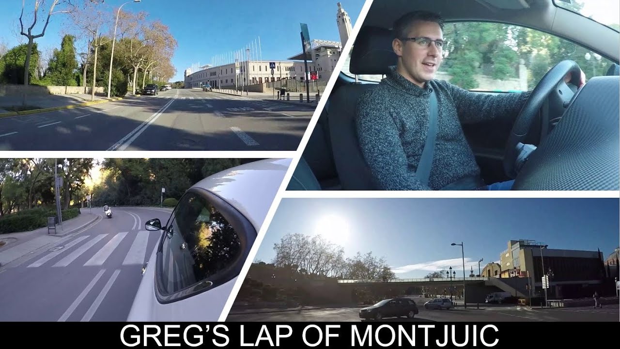 Greg's Lap of Montjuic Park