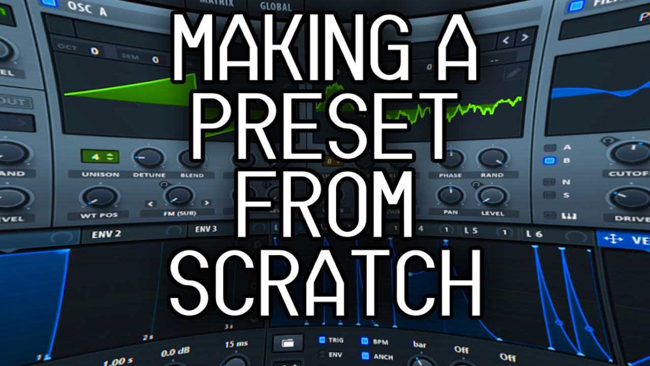 Making a Sequence Preset from Scratch in Serum!