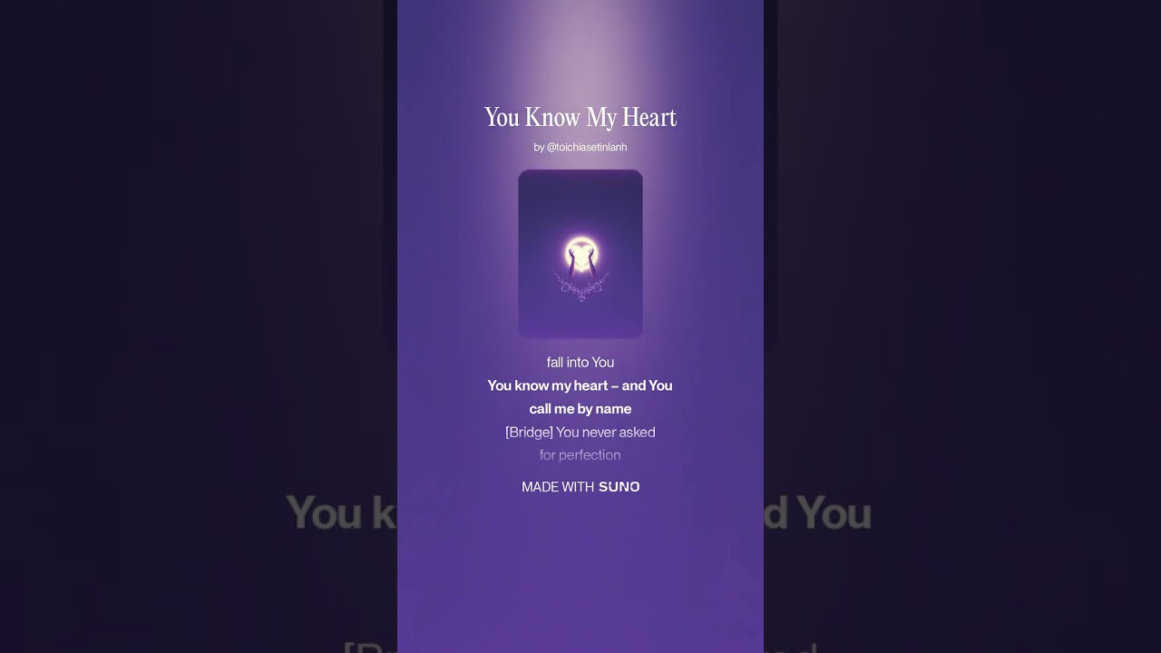 You Know My Heart, Hymn, Worship Song, Christian song, Markpi Studio
