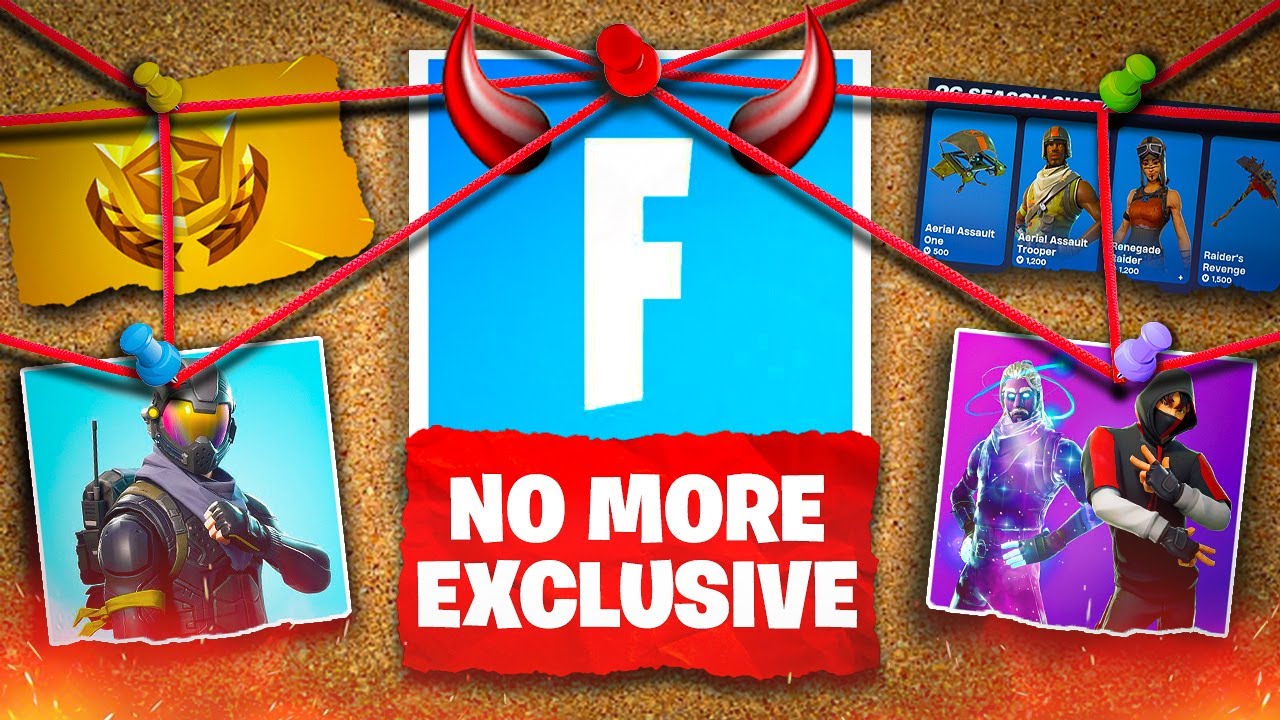 Гибель эксклюзивных предметов Fortnite...