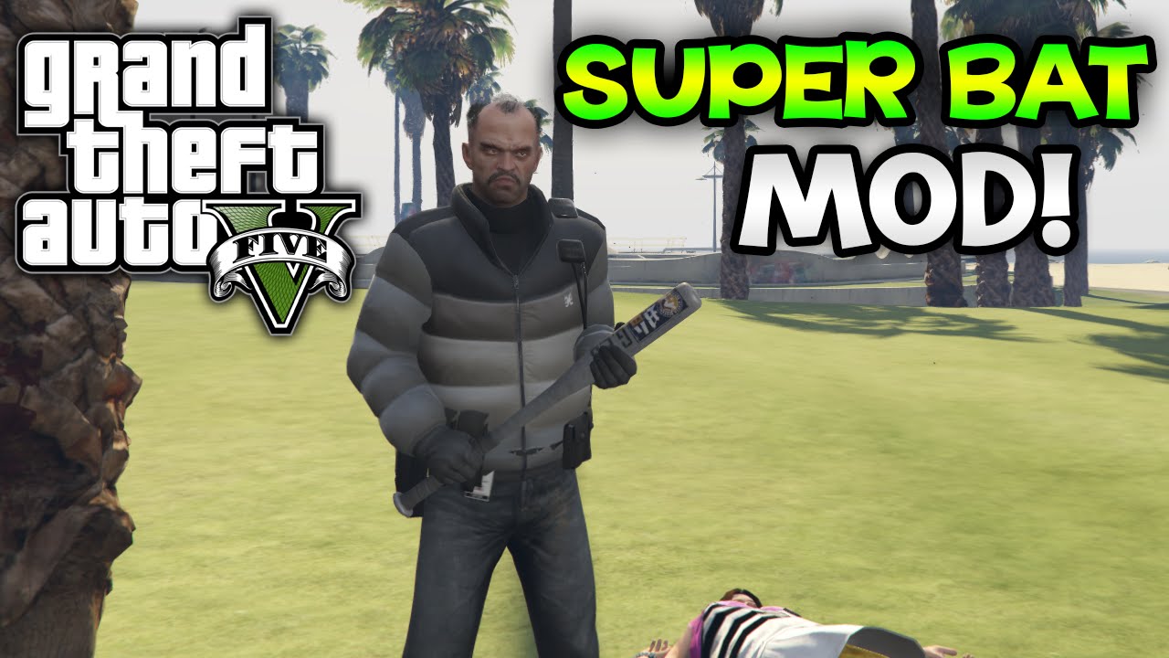 GTA 5 PC Mods - SUPER BAT MOD! Trevor's Magic Bat (Version 0.1)
