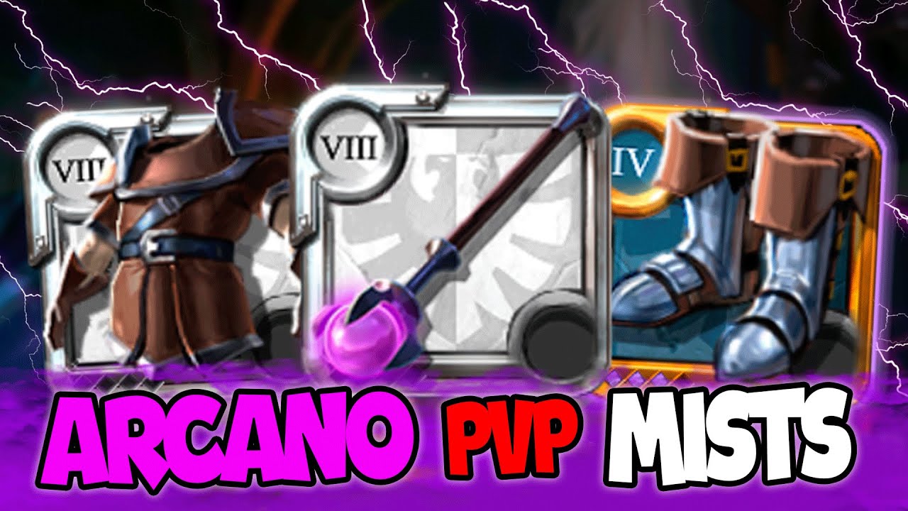 CAJADO ARCANO ''ARCANE STAFF'' PVP MISTS ALBION ONLINE #albiononline #jogos #pvp