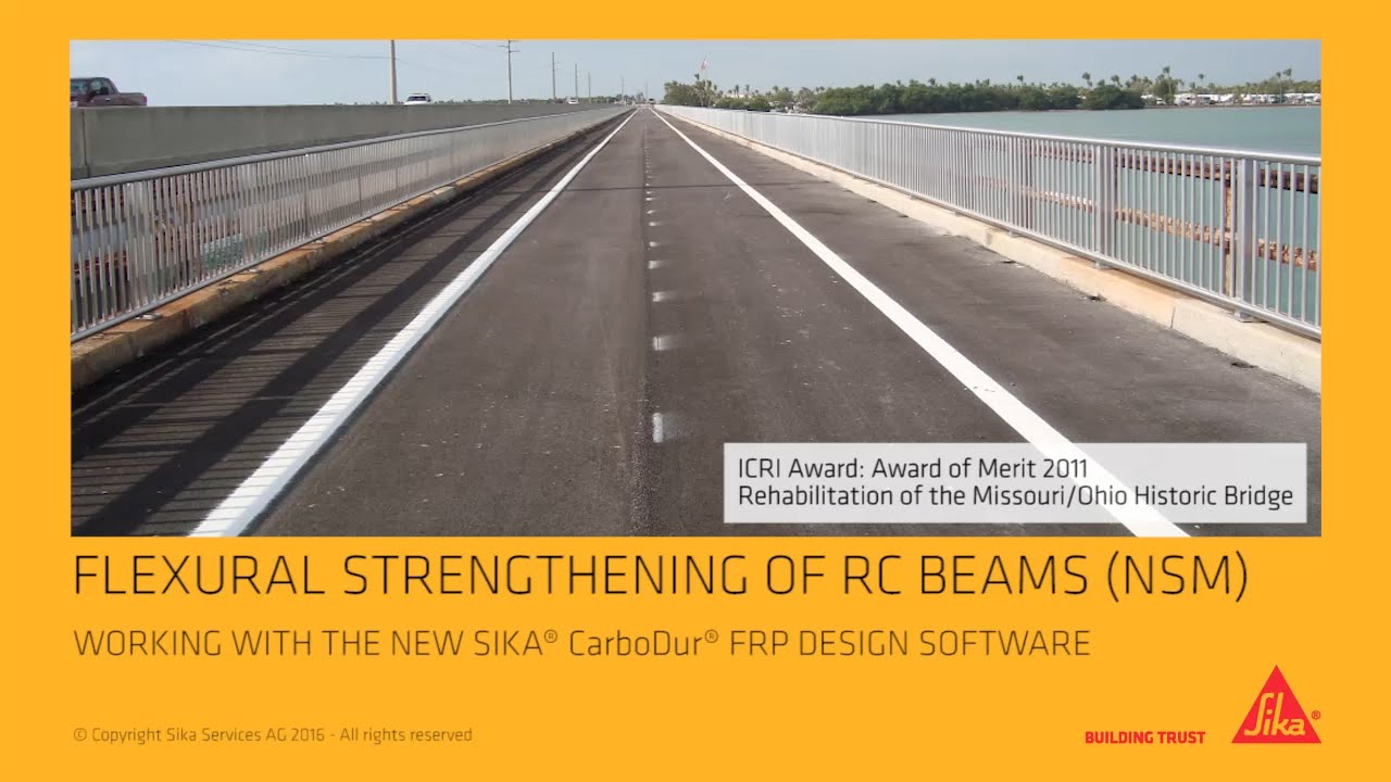 SIKA® CARBODUR® FRP DESIGN SOFTWARE V – Flexural Strengthening of RC Beams (NSM)