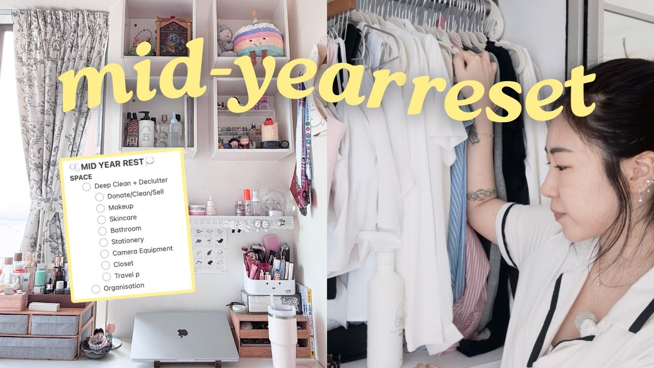 MID-YEAR REST 年中反思與重整💭訂制下半年目標/收拾房間/電話也要斷捨離| samanthaluiii 🕊️