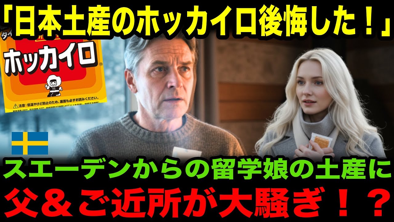 【海外の反応】「日本土産のホッカイロに超絶 後悔！」スエーデン人留学娘が母国に買って帰った結果！