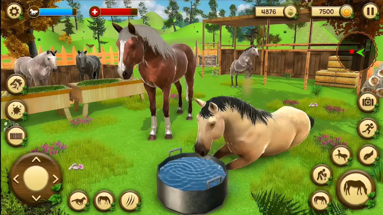 HORSE SIMULATOR SURVIVAL GAMES ANDRIOD GAMEPLAY #6 