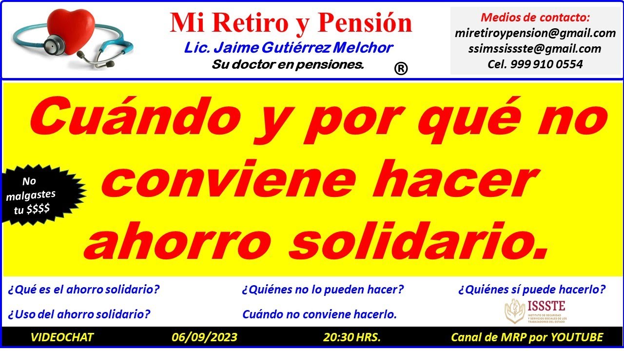 Cuándo y por qué no conviene hacer ahorro solidario.