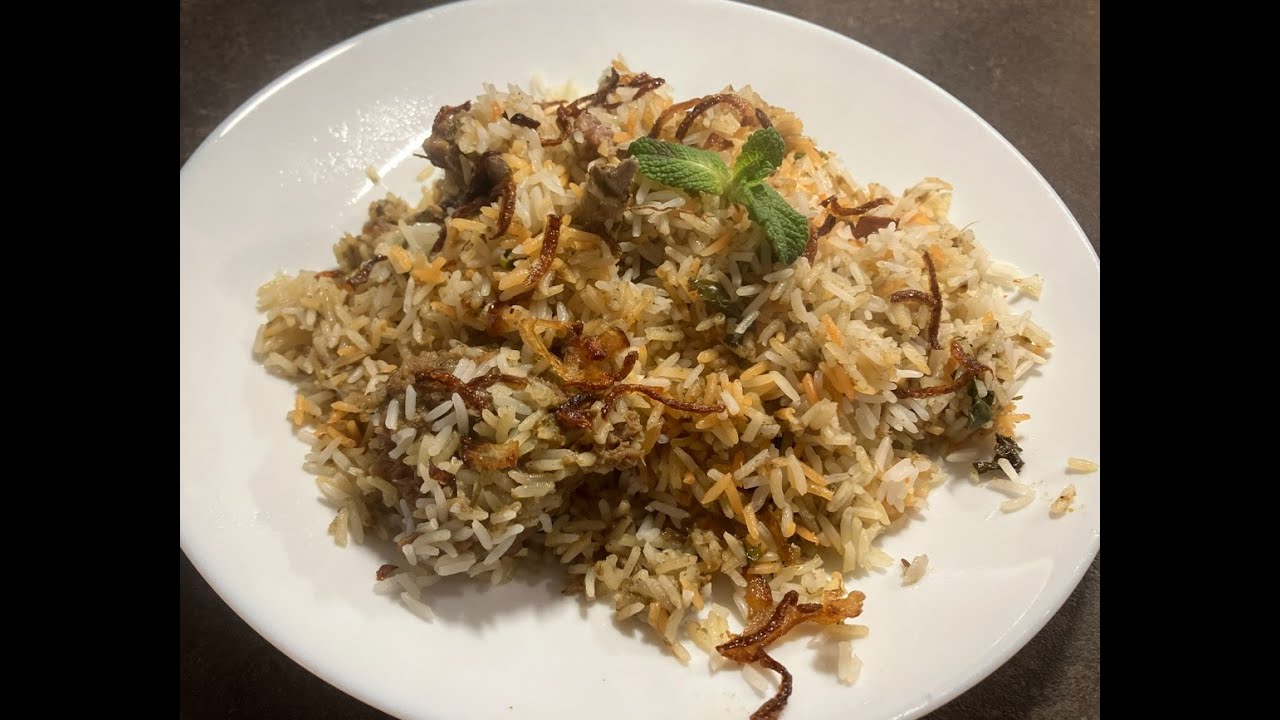 Hari Mirch wali mutton biryani