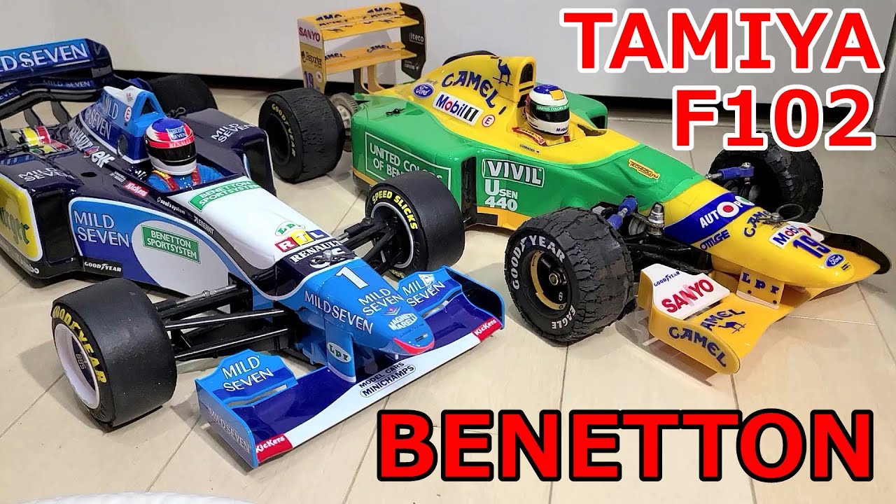 TAMIYA RC car　BENETTON B192    TAMIYA F102chassis