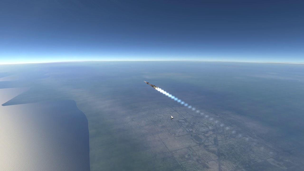 KSP BDArmory The Damocle's sword v2  Hypersonic speeds POV