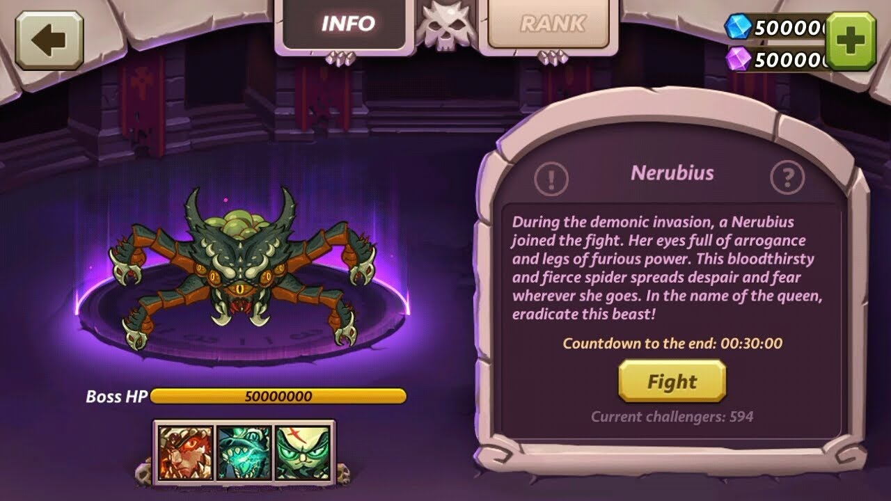 boss killed|top 7 damage|mod apk|castle td2 mod apk