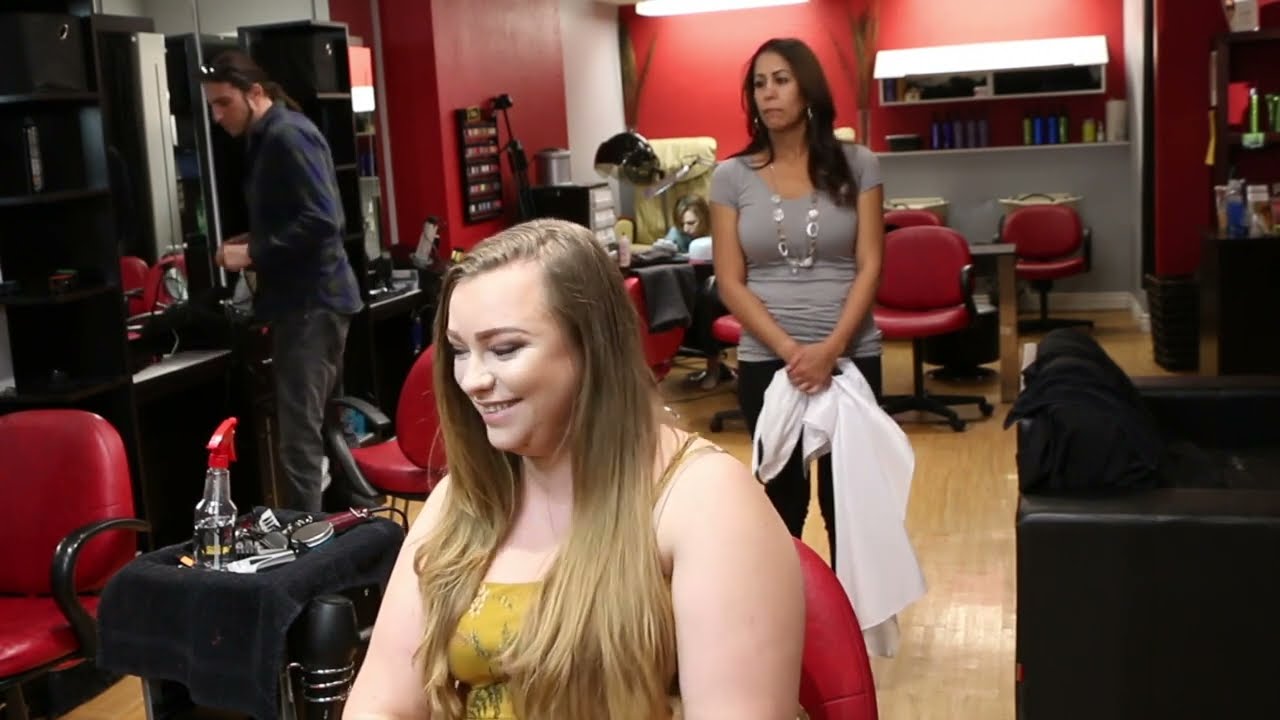 Elizabeth AZ - Pt 1: Real Long Blonde Hair to Completely Bald (Free Video)