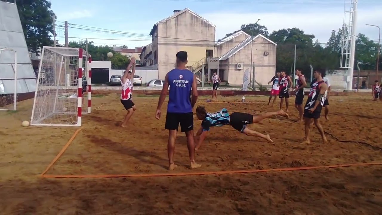Salesianos vs Castelli Beach handball Evita 2022