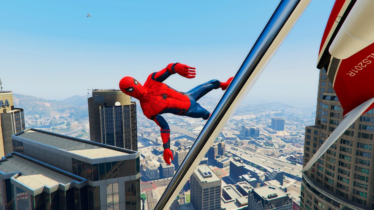 GTA 5 Epic Plane Crashes & Spiderman Ragdolls Ep.19 (Euphoria Physics | Funny Moments)