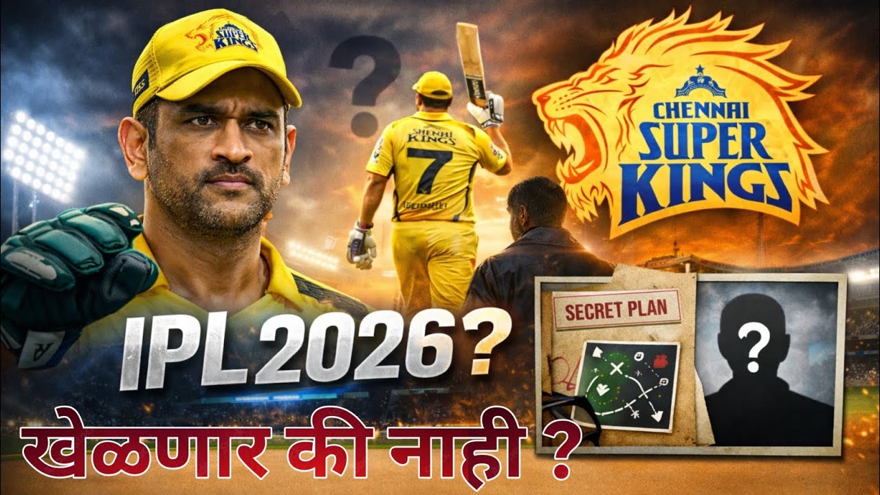 MS Dhoni IPL 2026 खेळणार का? 😳 | CSK चा Master Plan बाहेर! 