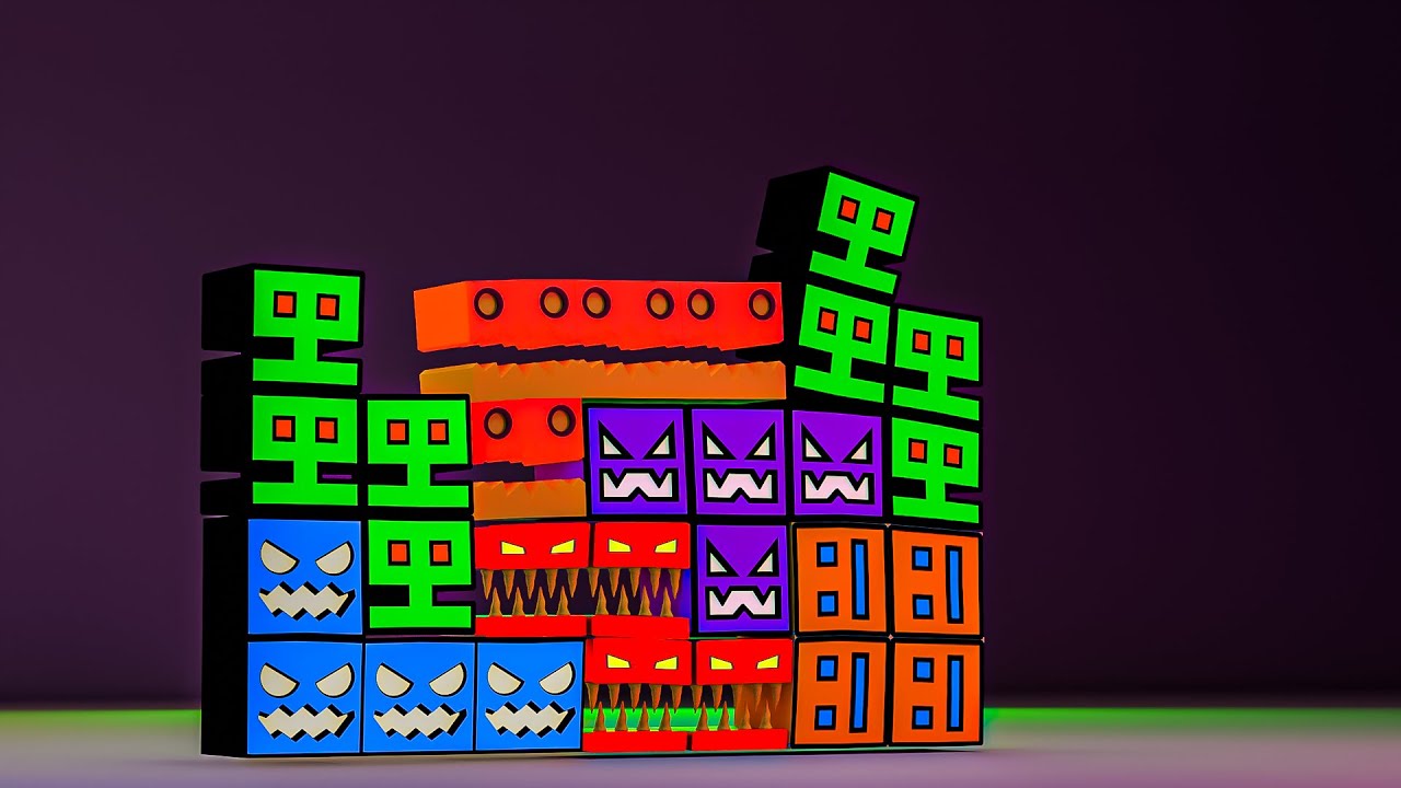Geometry Dash Tetris: The Ultimate Block Adventure!