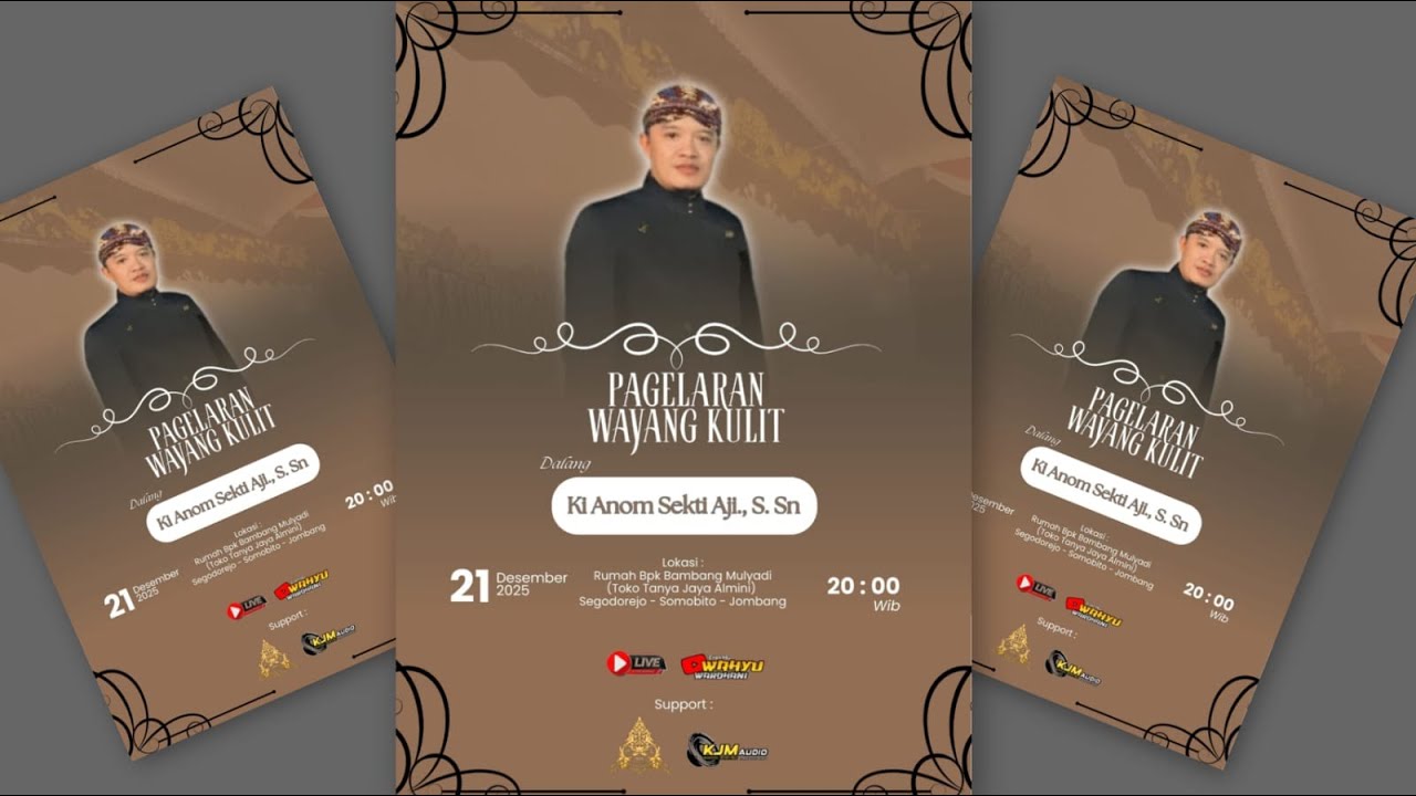 🔴📡Live Wayang Kulit Ki Anom Sekti Aji || Tasyakuran Bpk. Bambang|| Segodorejo - Sumobito - Jombang